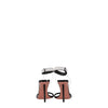 Amina Muaddi Black Crystals Stiletto Heels Sandals