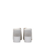 Off-White White Leather Platforms