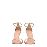 Lanvin Pink Leather Stiletto Heels Sandals