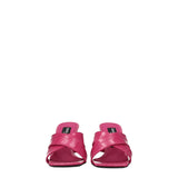 Dolce & Gabbana Pink Leather Platforms