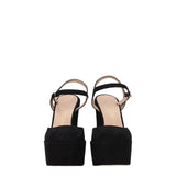 Stuart Weitzman Black Leather Platforms