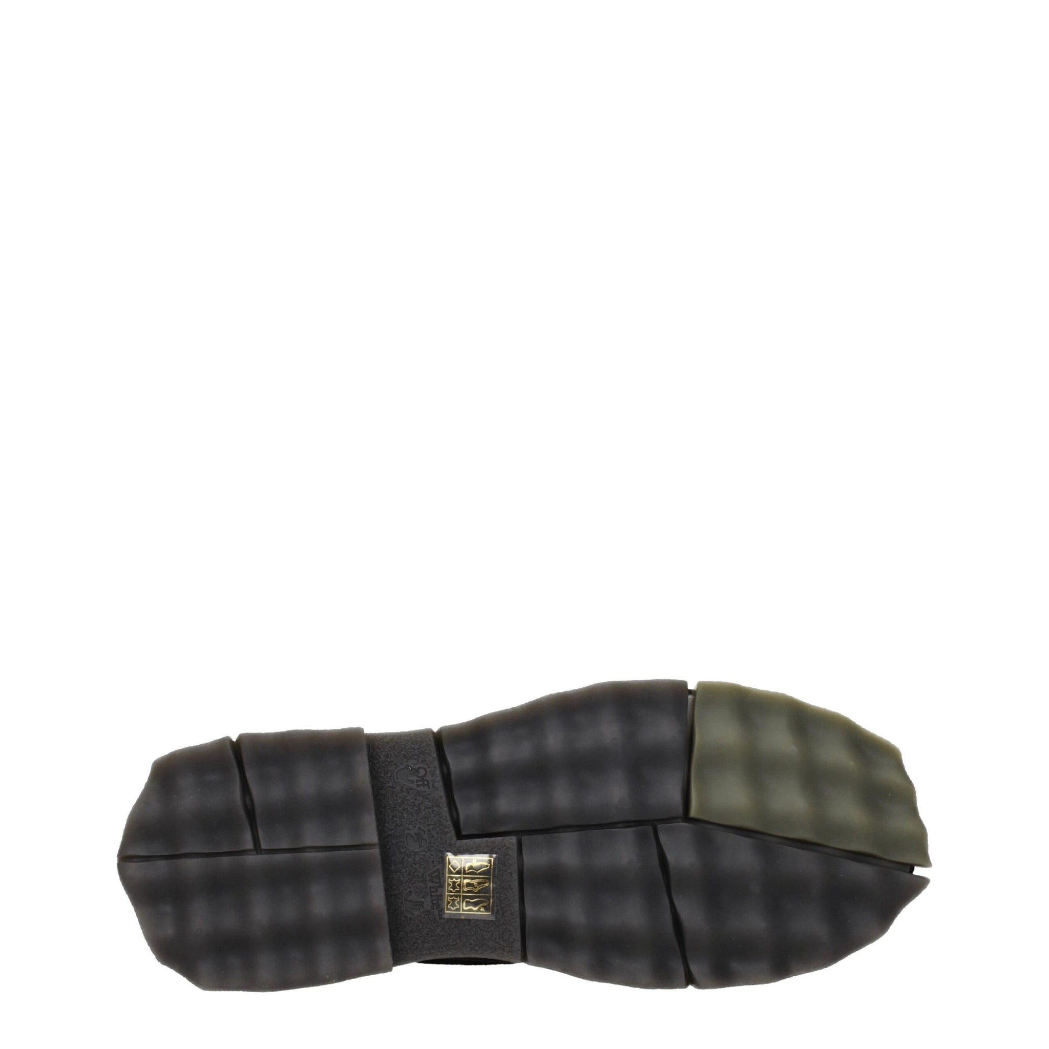 Off-White Black Leather Slip-On Loafers