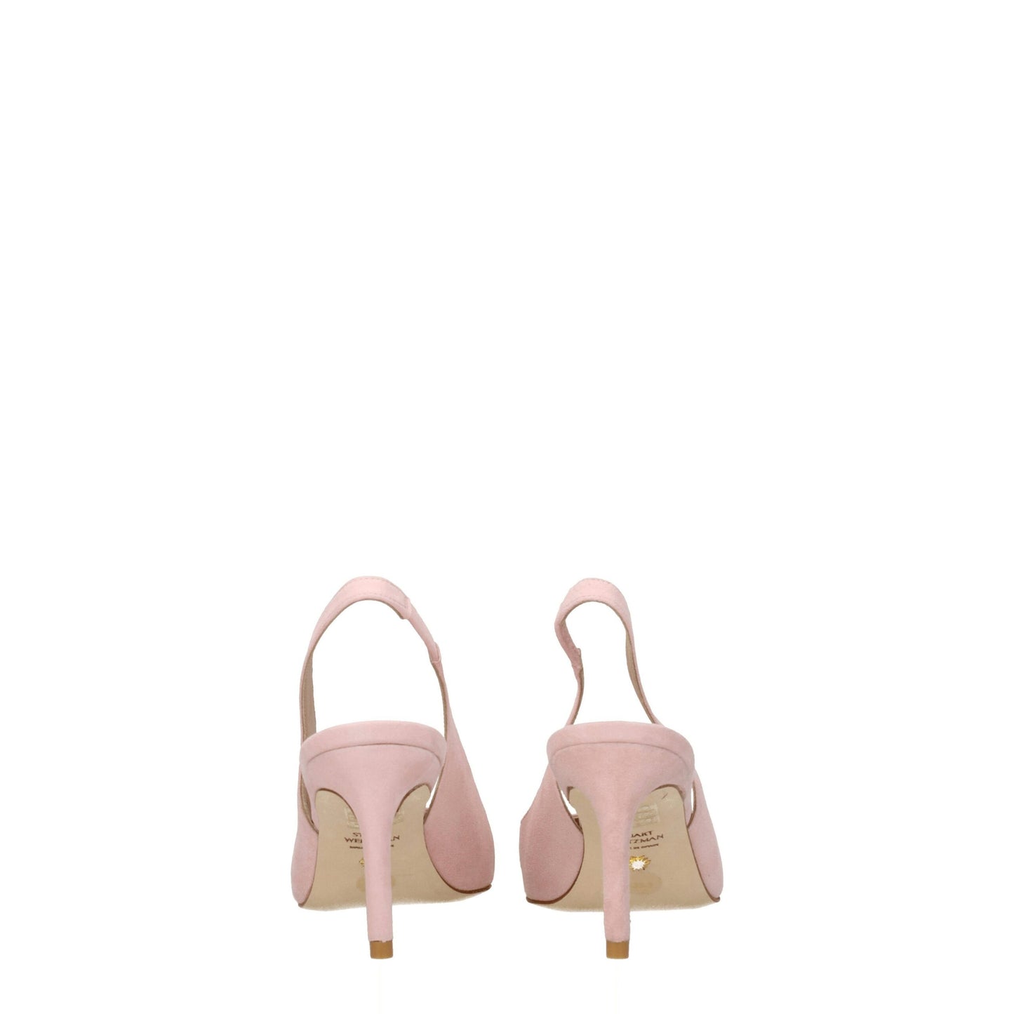 Stuart Weitzman Pink Leather Mid Heel Pumps