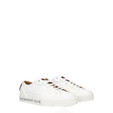 Givenchy White Leather Low Top Sneakers