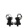 Givenchy Black Satin Stiletto Heels Sandals