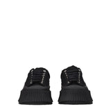 Jil Sander Black Fabric Chunky Sneakers