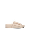 Jil Sander Pink Leather Slippers Sandals