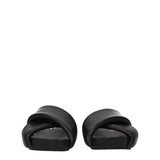 Jil Sander Black Leather Slippers