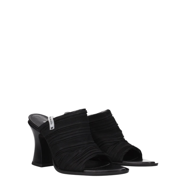 Premiata Black Fabric Platforms