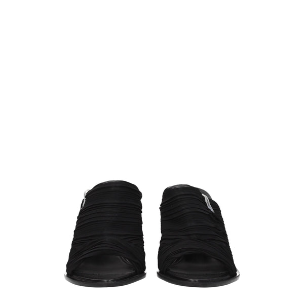 Premiata Black Fabric Platforms