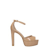 Stuart Weitzman Beige Leather Platforms