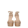 Stuart Weitzman Beige Leather Platforms