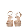 Casadei Pink Leather Platforms