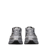 Valentino Garavani Gray Fabric Athletic Sneakers