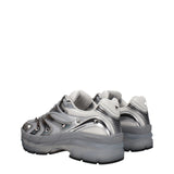 Valentino Garavani Gray Fabric Athletic Sneakers