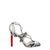 The Attico White Leather Stiletto Heels Sandals