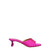 Off-White Pink Satin Stiletto Heels Sandals