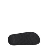 Versace Black Leather Slippers Sandals