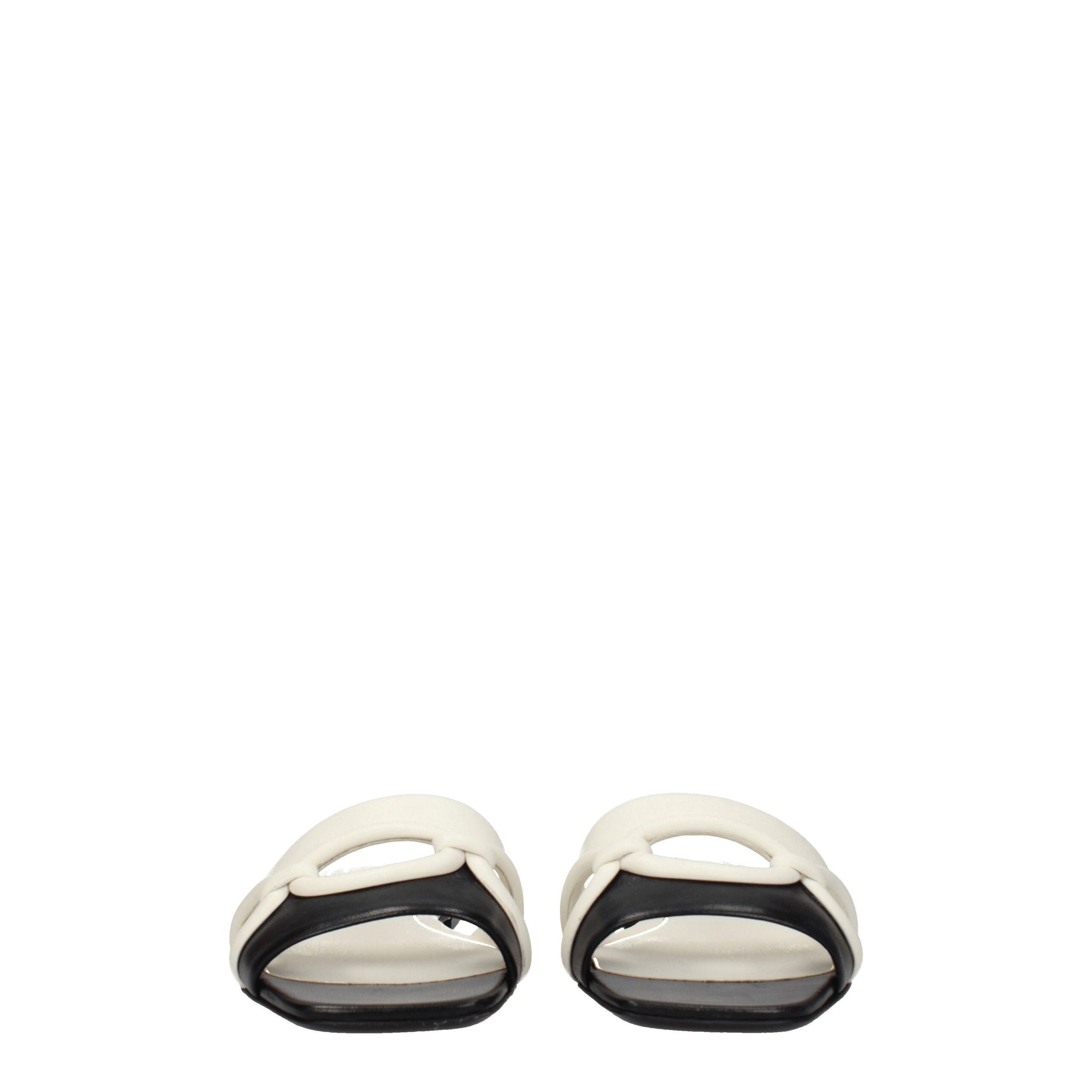 Valentino Garavani Black Leather Slippers