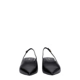 Givenchy Black Leather Mid Heel Pumps