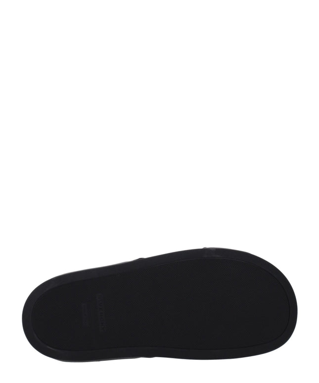 Givenchy Black Fabric Slippers Sandals