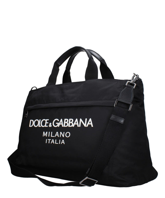 Dolce & Gabbana Black Fabric Luggage And Travel