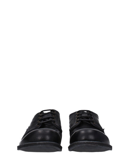 Dolce & Gabbana Black Leather Oxfords And Derbies