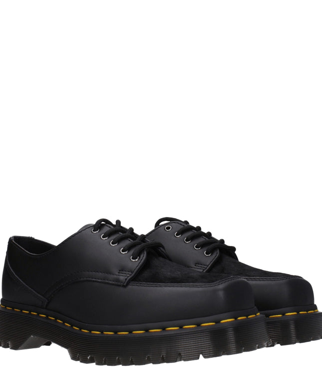 Dr. Martens Black Leather Oxfords And Derbies