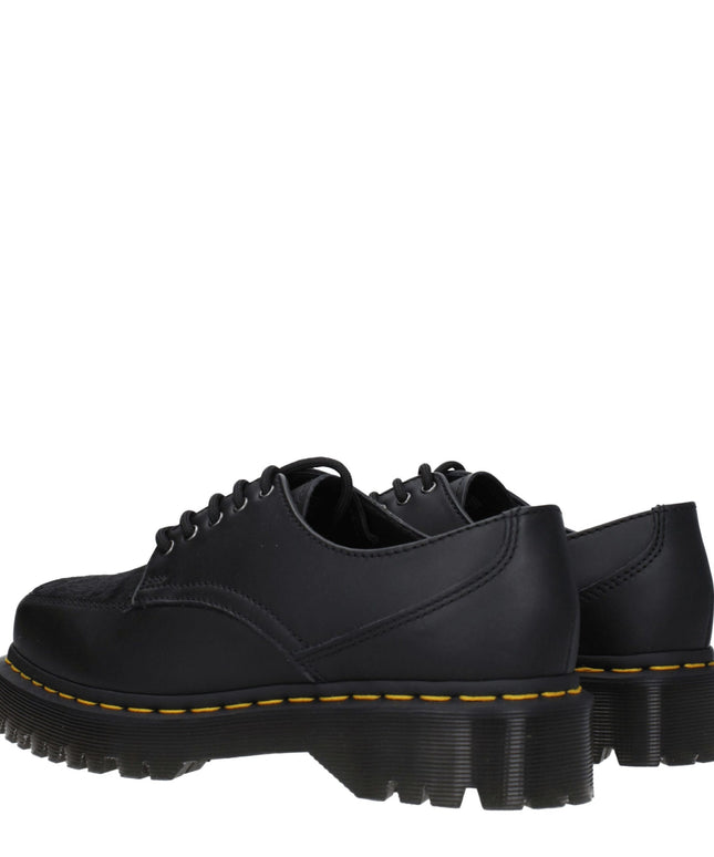 Dr. Martens Black Leather Oxfords And Derbies