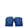 Lanvin Blue Leather Low Tops