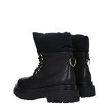 Versace Jeans Black Polyethylene Ankle Boots