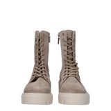 Stuart Weitzman Beige Leather Ankle Boots