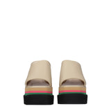 Stella McCartney Beige Leather Slippers