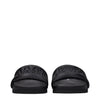 Ambush Black Leather Slippers Sandals