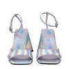 The Attico Gray Leather Platforms