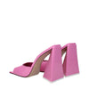 The Attico Pink Leather Platforms