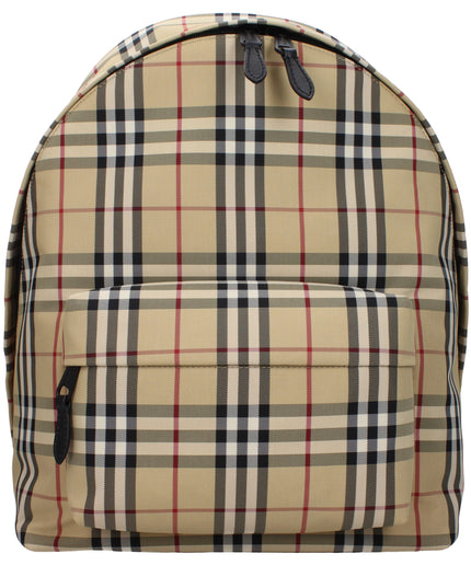 Burberry Beige Fabric Backpacks