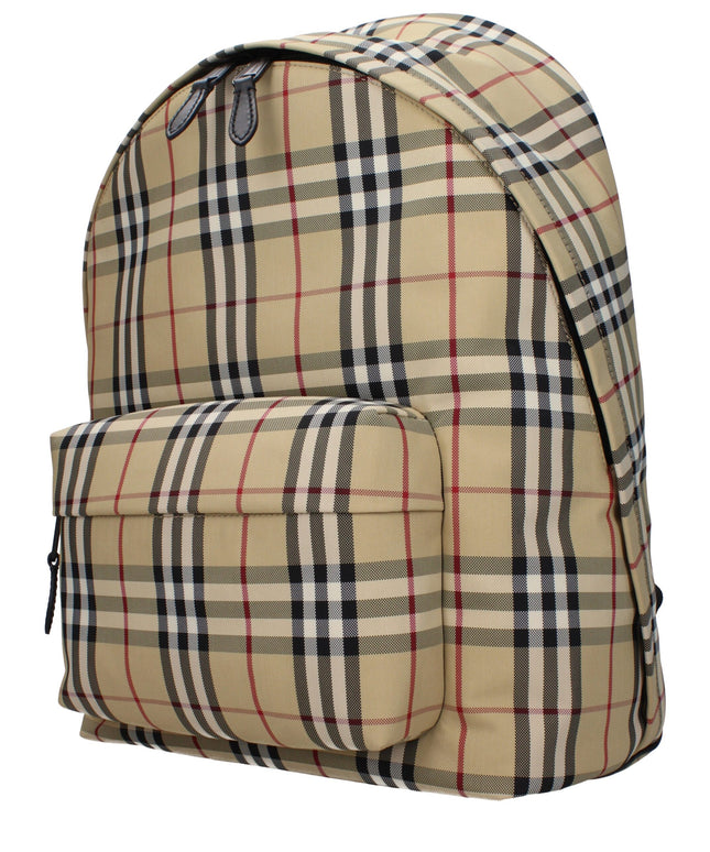 Burberry Beige Fabric Backpacks
