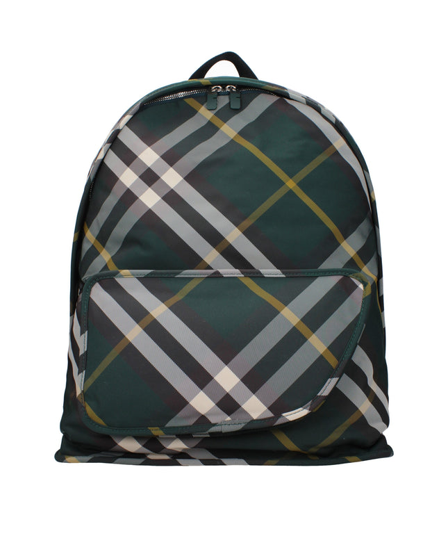 Burberry Green Fabric Backpacks