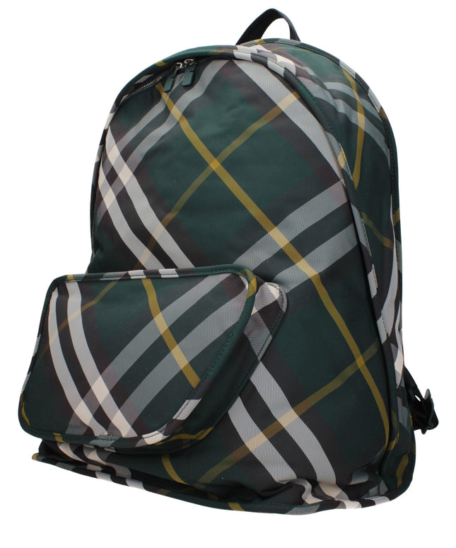 Burberry Green Fabric Backpacks