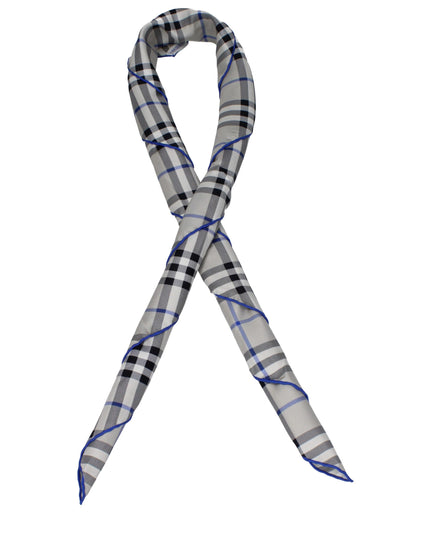 Burberry Gray Silk Foulards