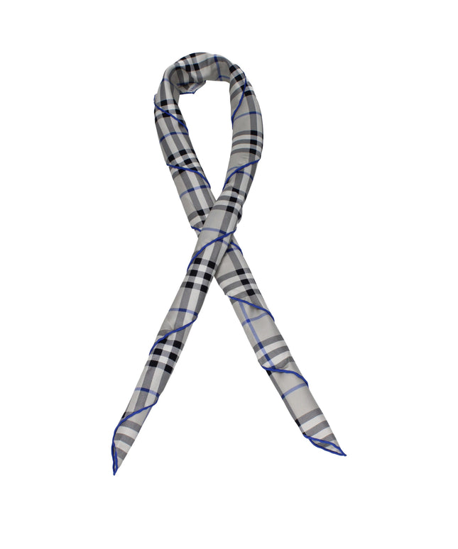 Burberry Gray Silk Foulards