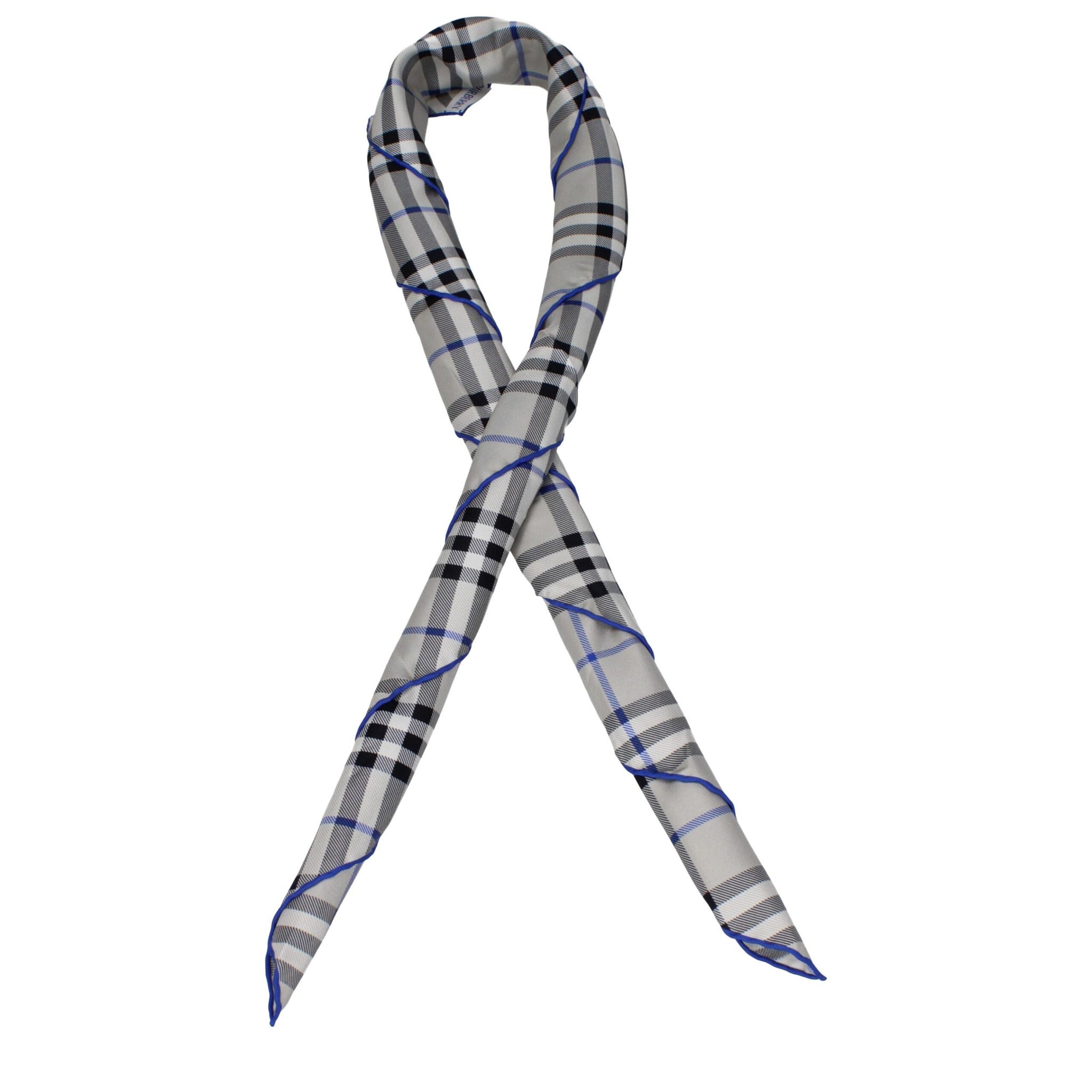 Burberry Gray Silk Foulards
