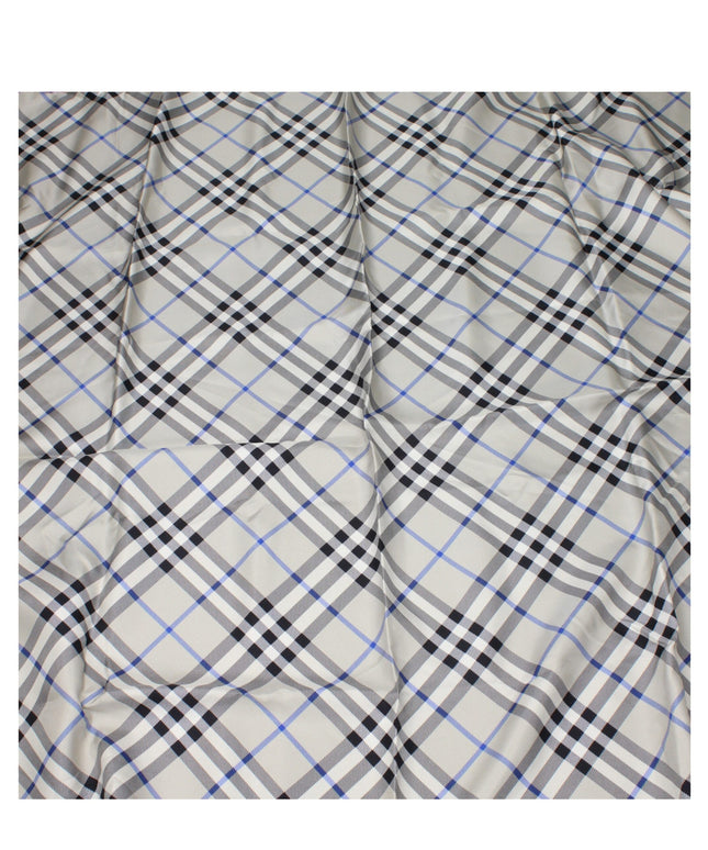 Burberry Gray Silk Foulards