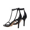Isabel Marant Black Leather Stiletto Heels Sandals