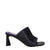 Stella McCartney Black Leather Stiletto Heels Sandals