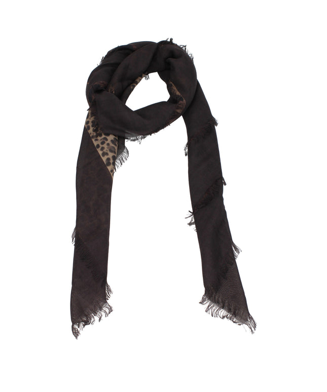 Valentino Garavani Brown Cashmere Foulards