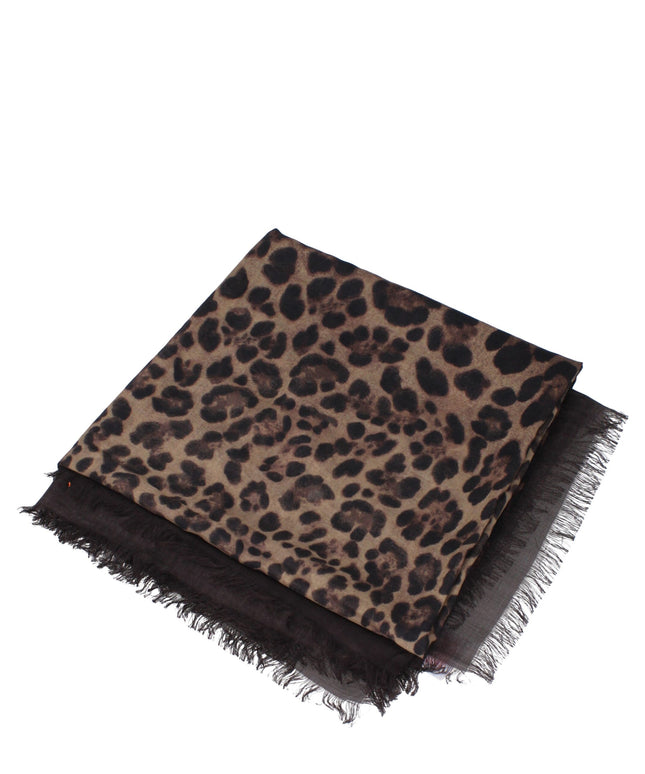 Valentino Garavani Brown Cashmere Foulards
