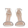 Stuart Weitzman White Leather Stiletto Heels Sandals