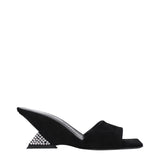 The Attico Black Leather Platforms